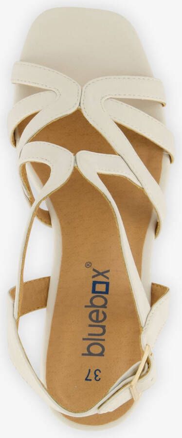 Blue Box dames sandalen met hak beige