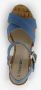 BLUE BOX dames sandalen met hak denim blauw - Thumbnail 3