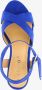 BLUE BOX dames sandalen met hak kobalt blauw - Thumbnail 1