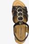 BLUE BOX dames sandalen met hak zwart goud - Thumbnail 3