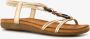 BLUE BOX dames sandalen met kralen goud - Thumbnail 4