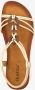 BLUE BOX dames sandalen met kralen goud - Thumbnail 1