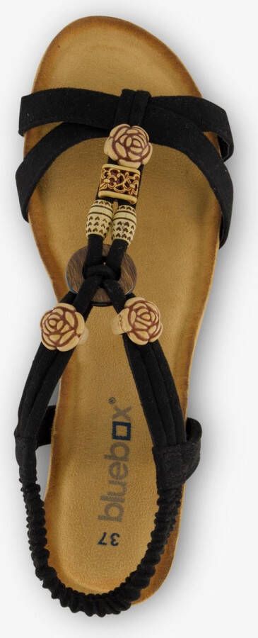 BLUE BOX dames sandalen met lage sleehak Zwart