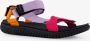 BLUE BOX dames sandalen paars zwart - Thumbnail 4