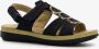 BLUE BOX dames sandalen zwart - Thumbnail 3