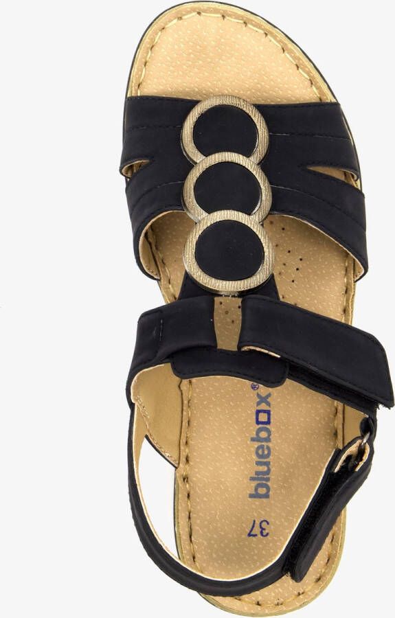 Blue Box dames sandalen zwart