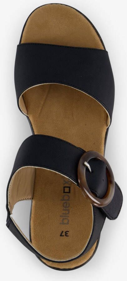 BLUE BOX dames sandalen zwart bruin