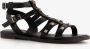 Blue Box dames sandalen zwart met studs - Thumbnail 4