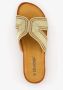 Blue Box dames slippers met glitter goud - Thumbnail 3