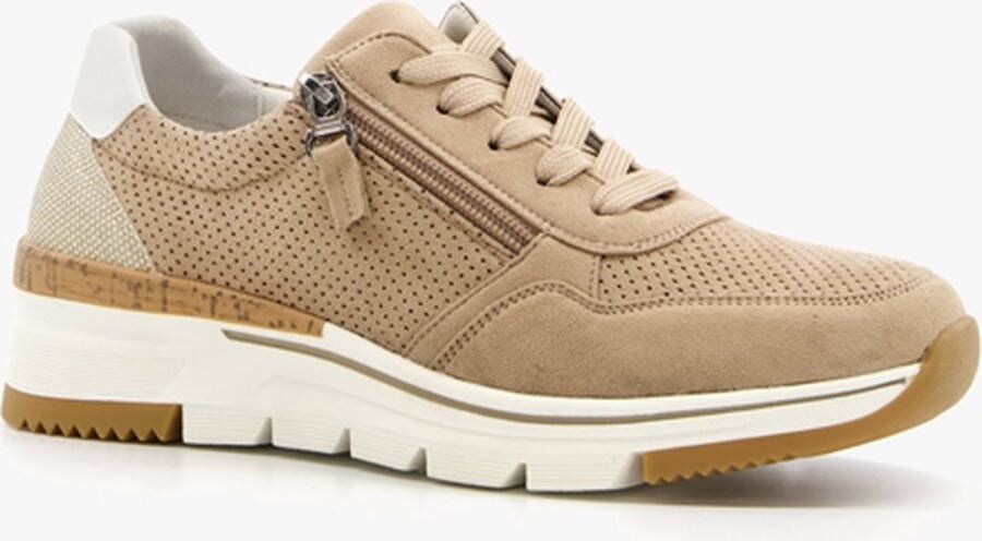 BLUE BOX dames sneakers beige