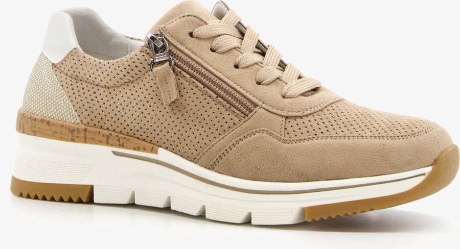 BLUE BOX dames sneakers beige