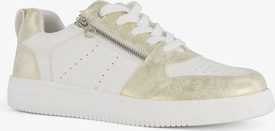 BLUE BOX dames sneakers met gouden details Uitneembare zool