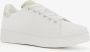 BLUE BOX dames sneakers met metallic detail Wit Uitneembare zool - Thumbnail 1