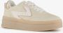 BLUE BOX dames sneakers plateauzool beige goud Uitneembare zool - Thumbnail 2