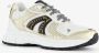 BLUE BOX dames sneakers wit goud Uitneembare zool - Thumbnail 1