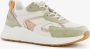 BLUE BOX dames sneakers wit groen Uitneembare zool - Thumbnail 4