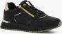 BLUE BOX dames sneakers zwart metallic goud Uitneembare zool - Thumbnail 3