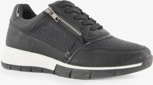 BLUE BOX dames sneakers zwart witte zool Zwart