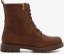 Blue Box dames veterboots cognac bruin - Thumbnail 1