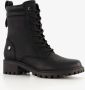 BLUE BOX dames veterboots zwart - Thumbnail 1
