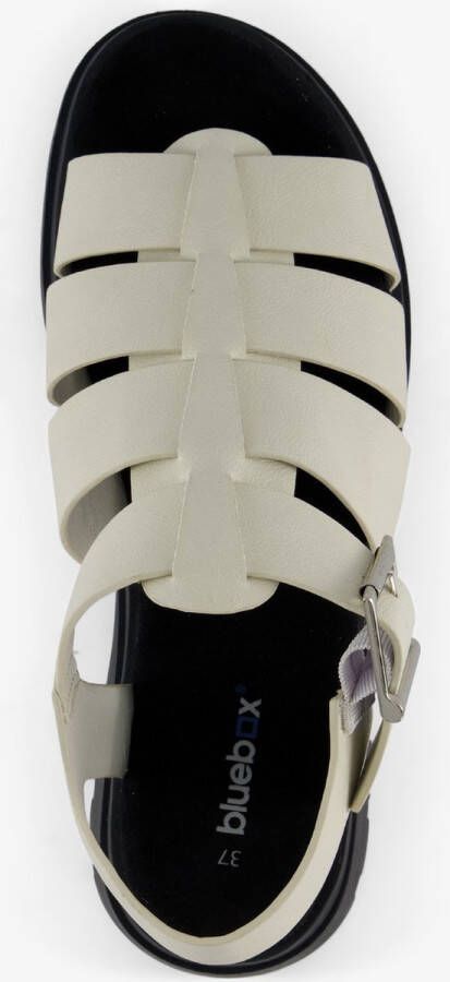 BLUE BOX dames vissers sandalen wit