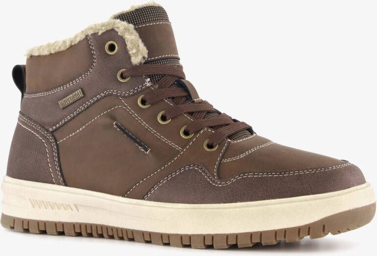 BLUE BOX gevoerde heren veterboots donkerbruin Uitneembare zool