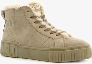 BLUE BOX gevoerde hoge dames sneakers Beige