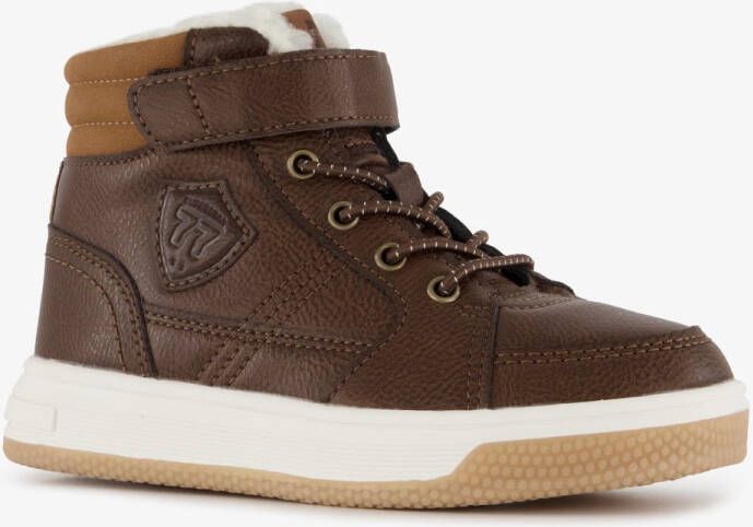 BLUE BOX gevoerde jongens veterboots bruin