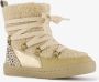BLUE BOX gevoerde teddy enkellaarsjes beige Uitneembare zool - Thumbnail 1