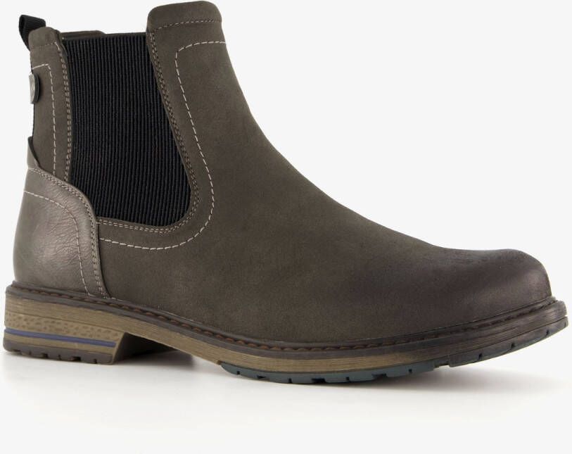 BLUE BOX heren Chelsea boots grijs