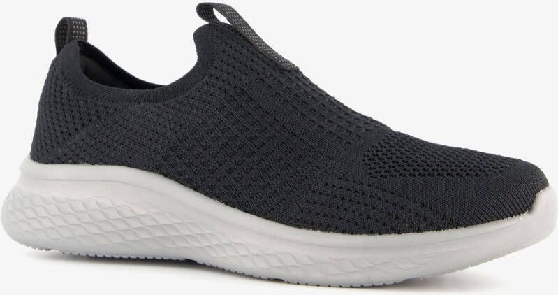 BLUE BOX heren instappers zwart Extra comfort Memory Foam