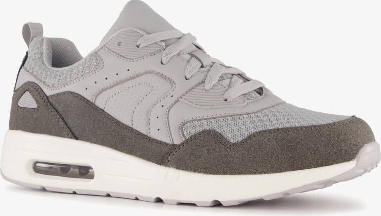 BLUE BOX heren sneakers airzool grijs Uitneembare zool