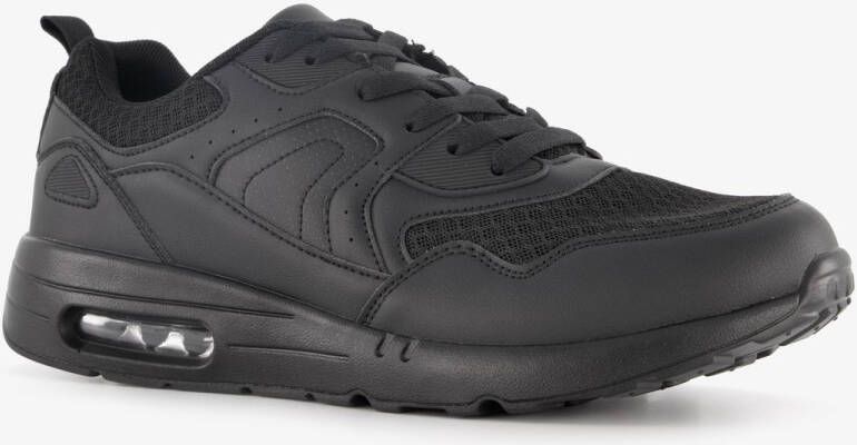 BLUE BOX heren sneakers airzool zwart Uitneembare zool