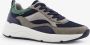 Blue Box heren sneakers blauw grijs - Thumbnail 1