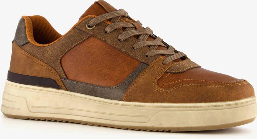 BLUE BOX heren sneakers bruin