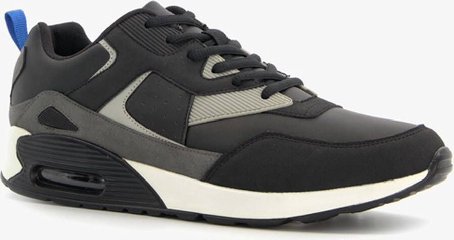 BLUE BOX heren sneakers met airzool Zwart Extra comfort Memory Foam -  Schoenen.nl