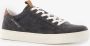BLUE BOX heren sneakers met denim zwart Uitneembare zool - Thumbnail 4