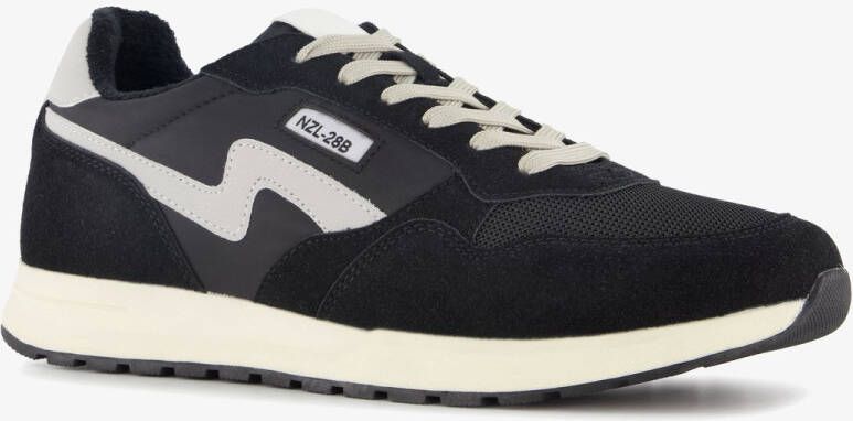 BLUE BOX heren sneakers zwart wit Uitneembare zool