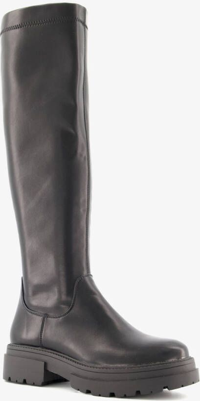Blue Box hoge dames boots zwart