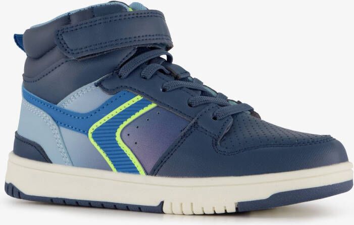 BLUE BOX hoge jongens sneakers blauw
