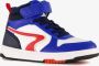 BLUE BOX hoge jongens sneakers blauw rood Uitneembare zool - Thumbnail 1