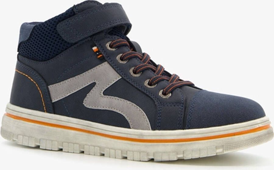 BLUE BOX hoge jongens sneakers blauw Uitneembare zool