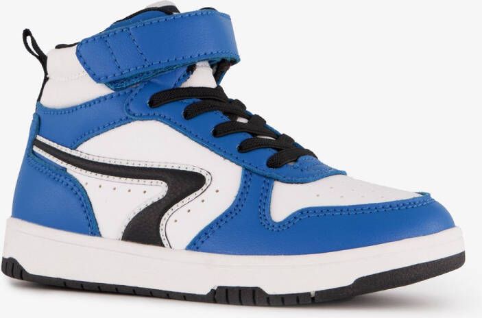 BLUE BOX hoge jongens sneakers blauw wit