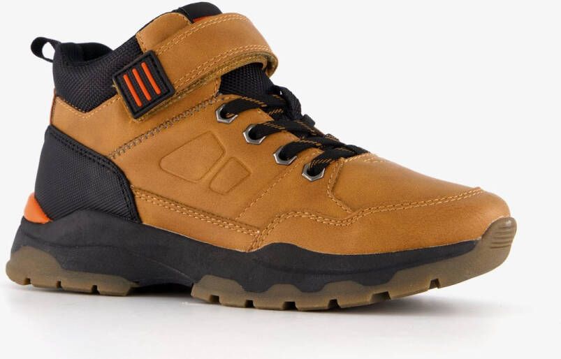 BLUE BOX hoge jongens sneakers camel bruin