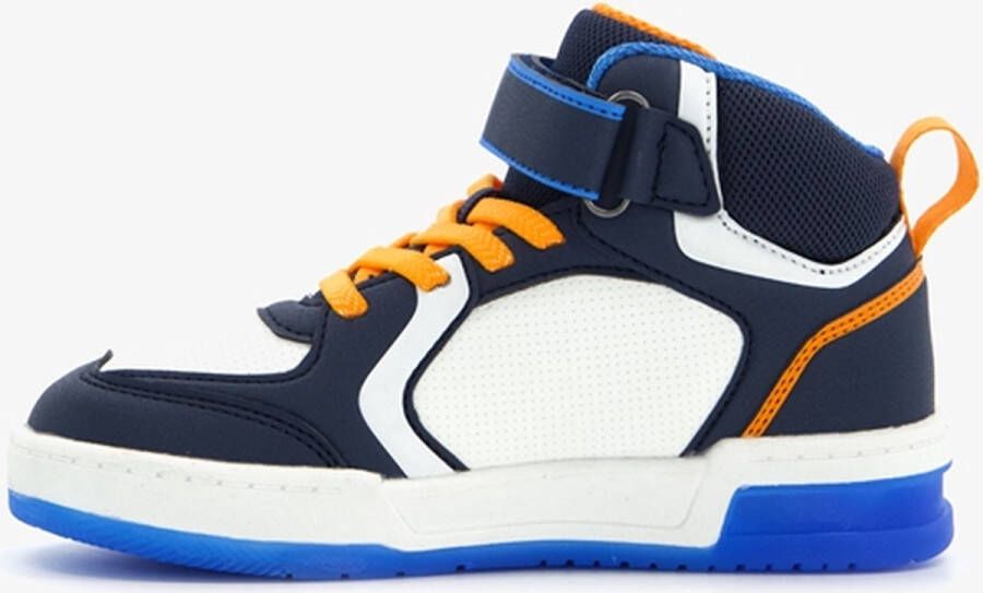 BLUE BOX hoge jongens sneakers met astronaut Blauw Uitneembare zool