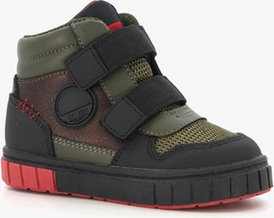 BLUE BOX hoge jongens sneakers met rode details Zwart Maat Uitneembare zool22