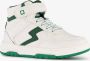 BLUE BOX hoge jongens sneakers wit groen - Thumbnail 1