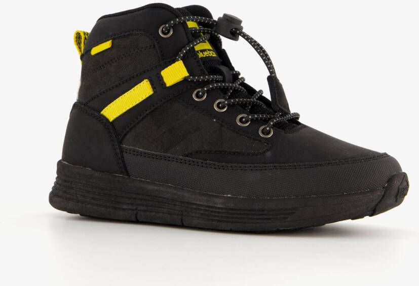 BLUE BOX hoge jongens sneakers zwart geel