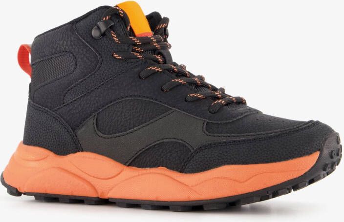 BLUE BOX hoge jongens sneakers zwart oranje