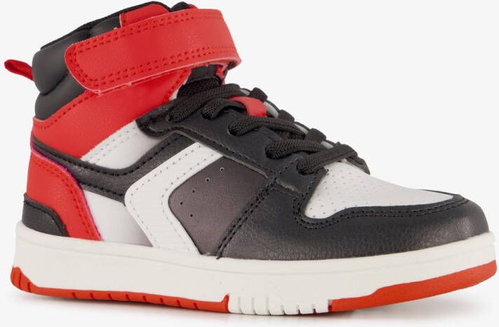 BLUE BOX hoge jongens sneakers zwart rood